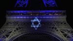 Bentuk Dukungan, Menara Eiffel Disinari Bendera Israel