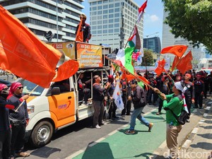 Buruh Lanjut Demo di Depan Gedung PBB, Minta Setop Perang Israel-Hamas