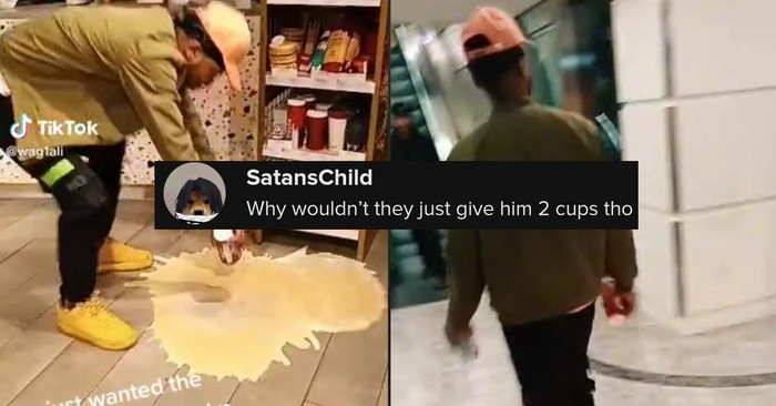 Dipaksa Beli Kopi di Starbucks, Pria Ini Ngamuk Tumpahkan Kopi