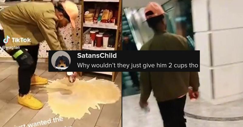 Dipaksa Beli Kopi di Starbucks, Pria Ini Ngamuk Tumpahkan Kopi
