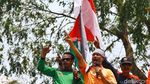 Dukung Palestina, Massa Buruh Demo di depan Kedubes AS