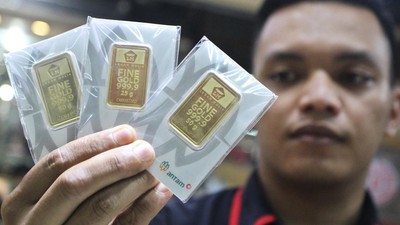Fluktuasi Harga Emas Batangan Imbas Konflik Hamas-Israel