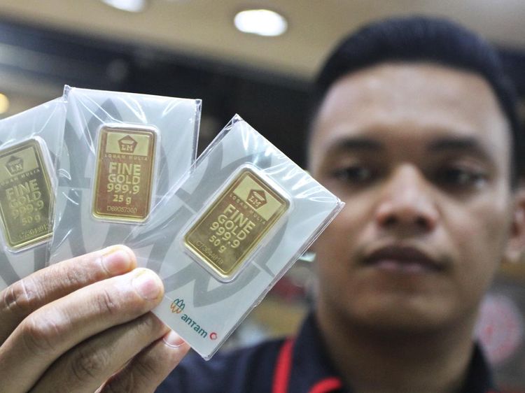 Fluktuasi Harga Emas Batangan Imbas Konflik Hamas-Israel