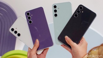 Galaxy S23 FE punya empat varian warna. Foto: Adi Fida Rahman/detikINET