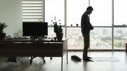 Ilustrasi salat (sholat).