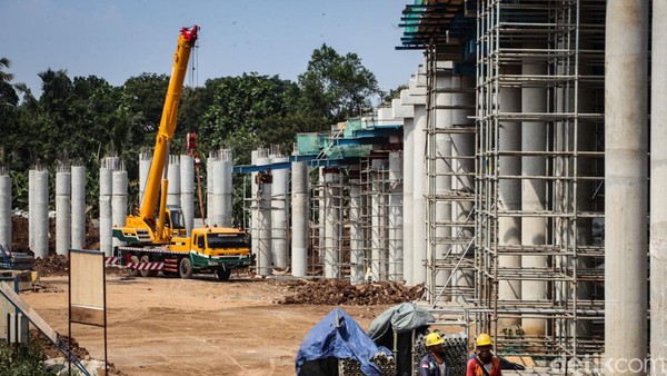 Intip Progres Jembatan Pengurai Macet Gerbang Tol Pamulang