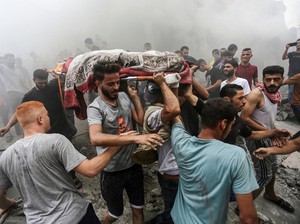 Israel Serang Kamp Pengungsian di Gaza dengan Jet Tempur F-16