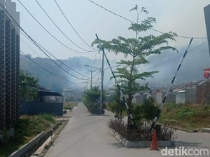 Kebakaran Lahan di Gunung Andai, Api Merembet ke Perumahan