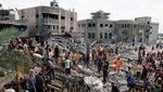Korban Jiwa Gempuran Israel ke Gaza Bertambah Menjadi 687 Orang