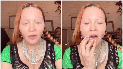 Foto: Wajah Madonna Pakai Makeup vs Tanpa Makeup, Perbedaannya BIkin Kaget