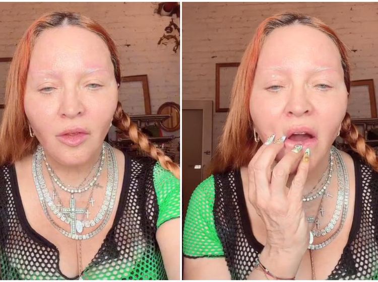 Foto: Wajah Madonna Pakai Makeup vs Tanpa Makeup, Perbedaannya BIkin Kaget