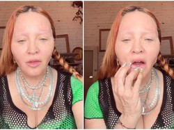 Foto: Wajah Madonna Pakai Makeup vs Tanpa Makeup, Perbedaannya BIkin Kaget