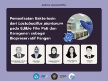 Inovatif! Mahasiswa UB Buat Formulasi Pengganti Plastik Antimikroba dengan Pati