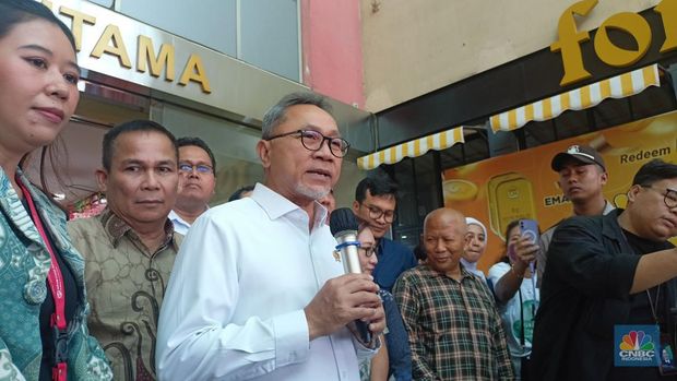 Menteri Perdagangan Zulkifli Hasan. (CNBC Indonesia/Ferri Sandi)