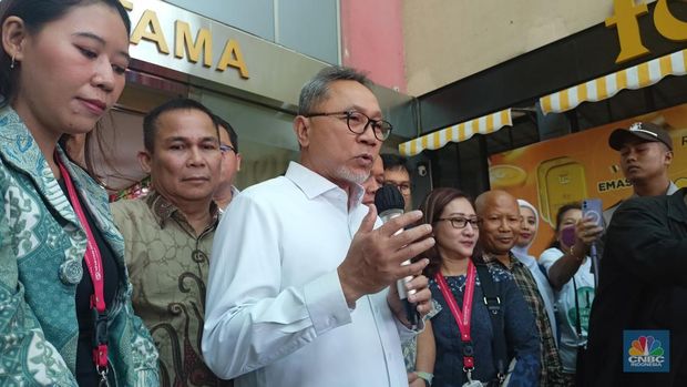 Menteri Perdagangan Zulkifli Hasan. (CNBC Indonesia/Ferri Sandi)