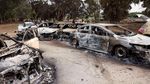 Mobil-mobil di Israel Hancur Terkena Roket Hamas
