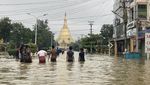Myanmar Dilanda Banjir, Belasan Ribu Orang Mengungsi