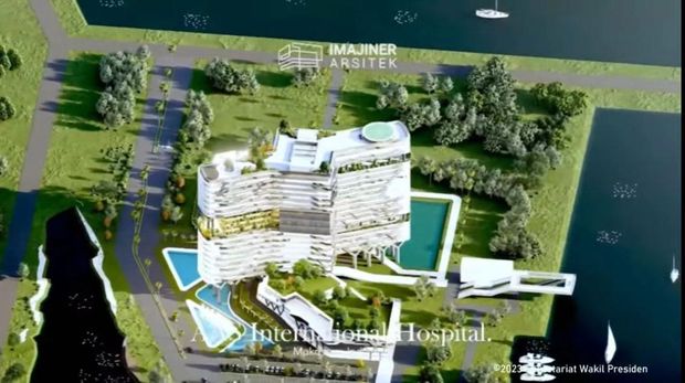 Penampakan AAS International Hospital.