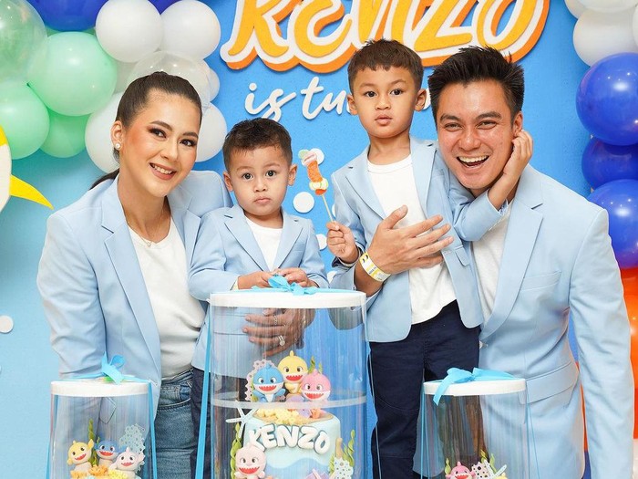 Potret Ultah Kenzo Anak Baim Wong