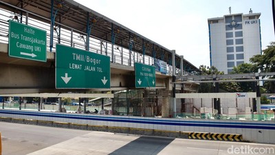 Progres Terkini Revitalisasi Halte Transjakarta Cawang UKI