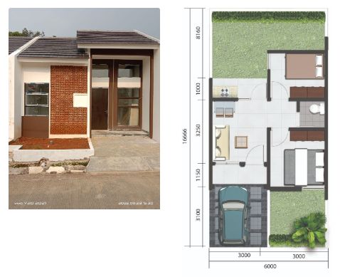 Rumah minimalis tipe 36.