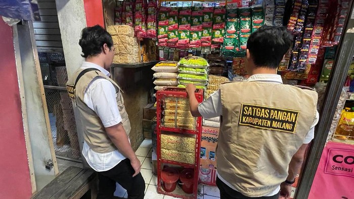 Satgas Pangan Polres Malang Sidak Pasar Cegah Penimbunan