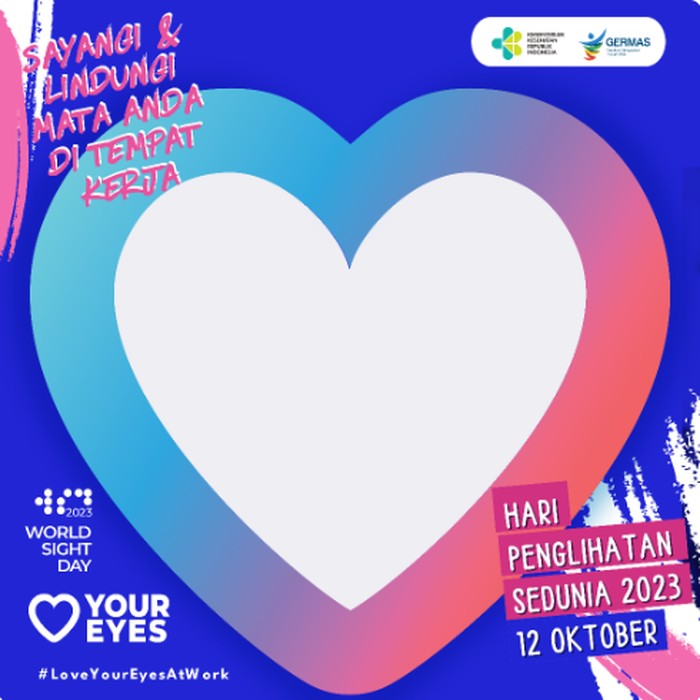 Twibbon Hari Penglihatan Sedunia 2023