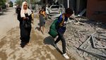 Warga Gaza Ngungsi Imbas Perang Hamas vs Israel