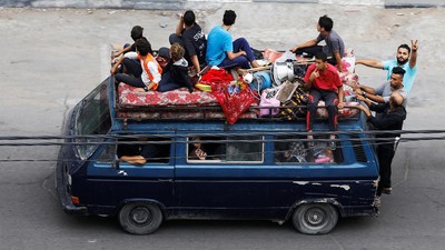 Warga Gaza Ngungsi Imbas Perang Hamas vs Israel