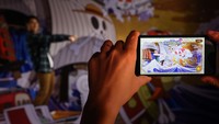 Jangan lupa benamkan dirimu dalam zona digital untuk petualangan multiindera, dan fitur zona dalam permainan AR interaktif yang bisa dimainkan di ponsel.  Foto: Courtesy of Acemedia Network
