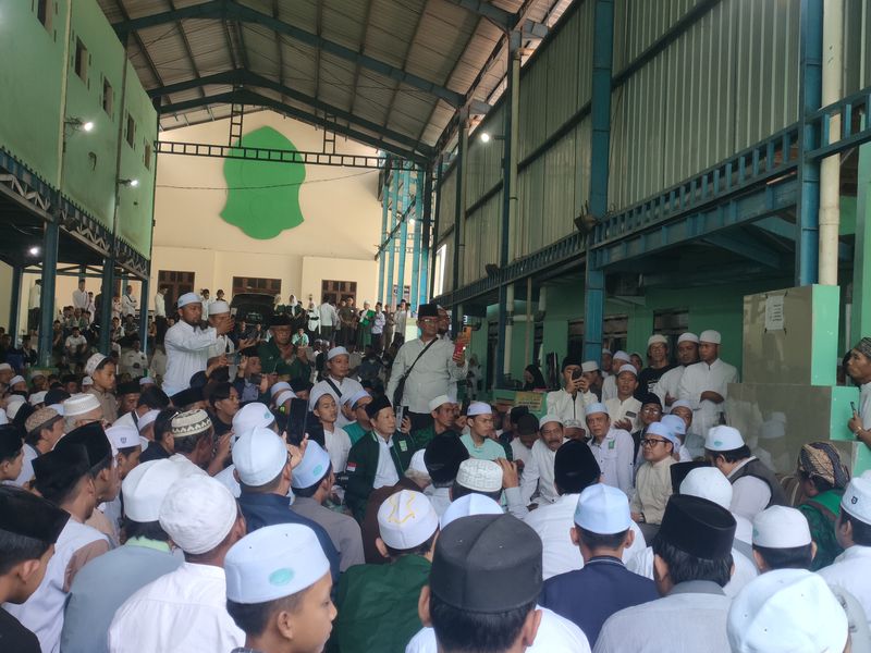 Cak Imin di Purworejo (Dwi/detikcom)