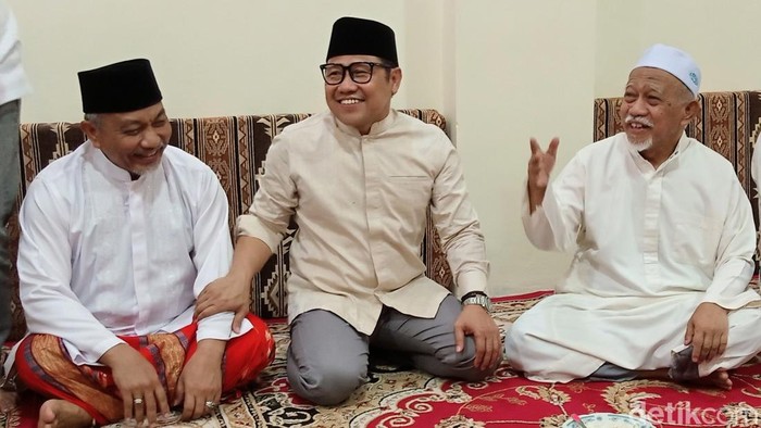 Cak Imin mengunjungi Ponpes Daarut Tauhid, Desa Kedungsari, Kecamatan Purworejo, Rabu (11/10/2023).