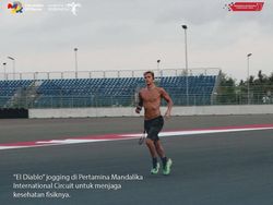 Quartararo Jogging di Sirkuit Mandalika: Sebut Aspal Sirkuit Sudah Sempurna, tapi . . .
