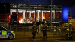 Gedung Parkir Bandara Luton London Kebakaran, Penerbangan Disetop