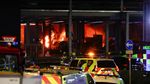 Gedung Parkir Bandara Luton London Kebakaran, Penerbangan Disetop