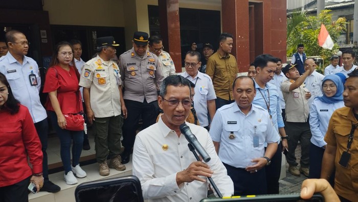 Heru Budi di Jakbar (Brigitta/detikcom)