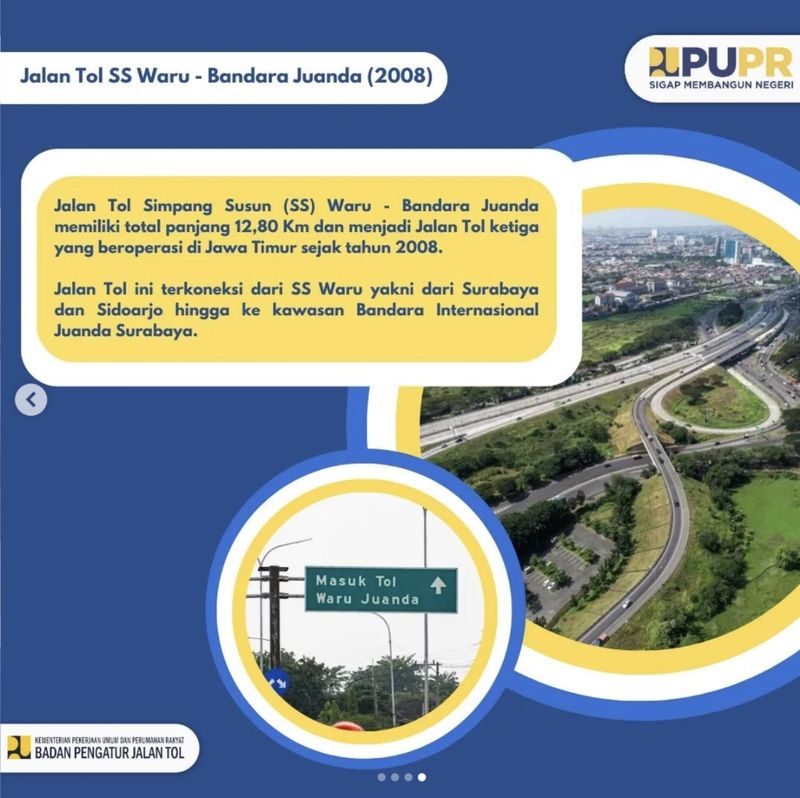 Jalan tol tertua di Surabaya