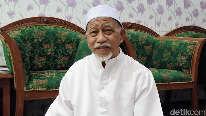 Kiai Thoifur Mawardi disebut sebagai sosok yang menjodohkan Anies Baswedan dan Muhaimin Iskandar (Cak Imin). Foto diambil Rabu (11/10/2023).