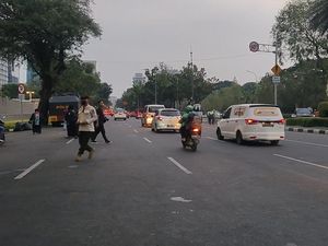 Massa PA 212 Bubarkan Diri dari Depan Kedubes AS, Lalu Lintas Lancar