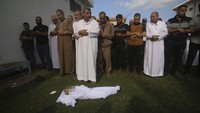 Sebanyak 140 diantaranya merupakan anak-anak. (AP Photo/Hatem Ali)