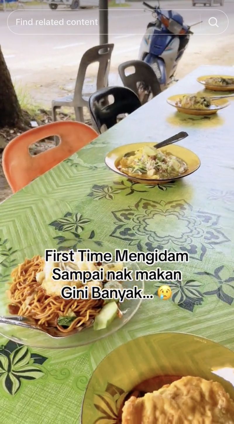 Istri ngidam makanan, sang suami perbolehkan pesan semua