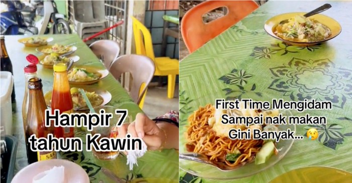 Istri ngidam makanan, sang suami perbolehkan pesan semua