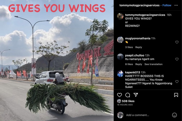 Pemotor di Lombok Bikin Takjub Orang Jepang