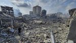 Penampakan Gaza Porak-poranda Usai Dibombardir Israel