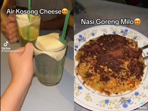 Unik! Restoran Ini Tawarkan Air Putih Campur Keju hingga Nasgor Milo