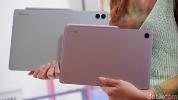 Ada juga model 5G dari Galaxy Tab S9 FE untuk konektivitas yang lebih cepat. Kedua tablet tersebut hadir dengan Android 13 dan One UI 5.1.1. Foto: Adi Fida Rahman/detikINET