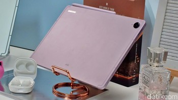 Kamera belakang Galaxy Tab S9 FE berukuran 8 MP. Foto: Adi Fida Rahman/detikINET