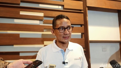 Sandiaga bicara target kunjungan turis ke Bali pada tahun depan, Rabu (11/10/2023).