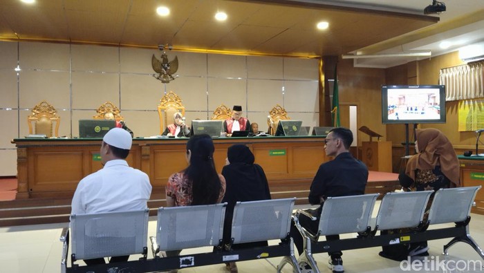 Sidang pemeriksaan saksi kasus suap Yana cs di Pengadilan Tipikor Bandung, Rabu (11/10/2023).