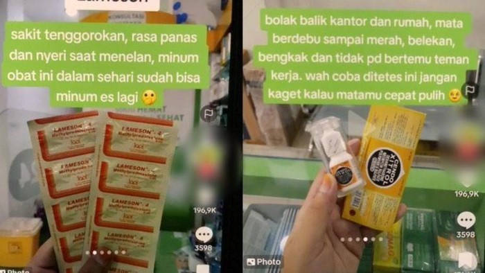 BPOM RI Sentil Apotek Viral Ngonten di TikTok Jualan Obat Keras